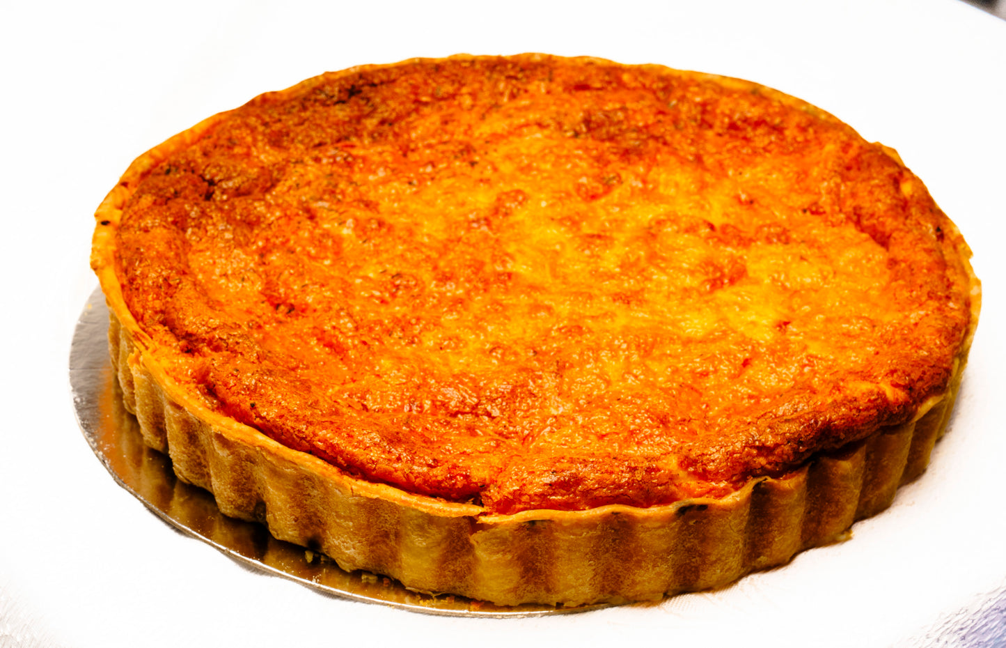 Ham and Cheese Quiche serves 6 - 8 - 48 hours notice or contact us before ordering