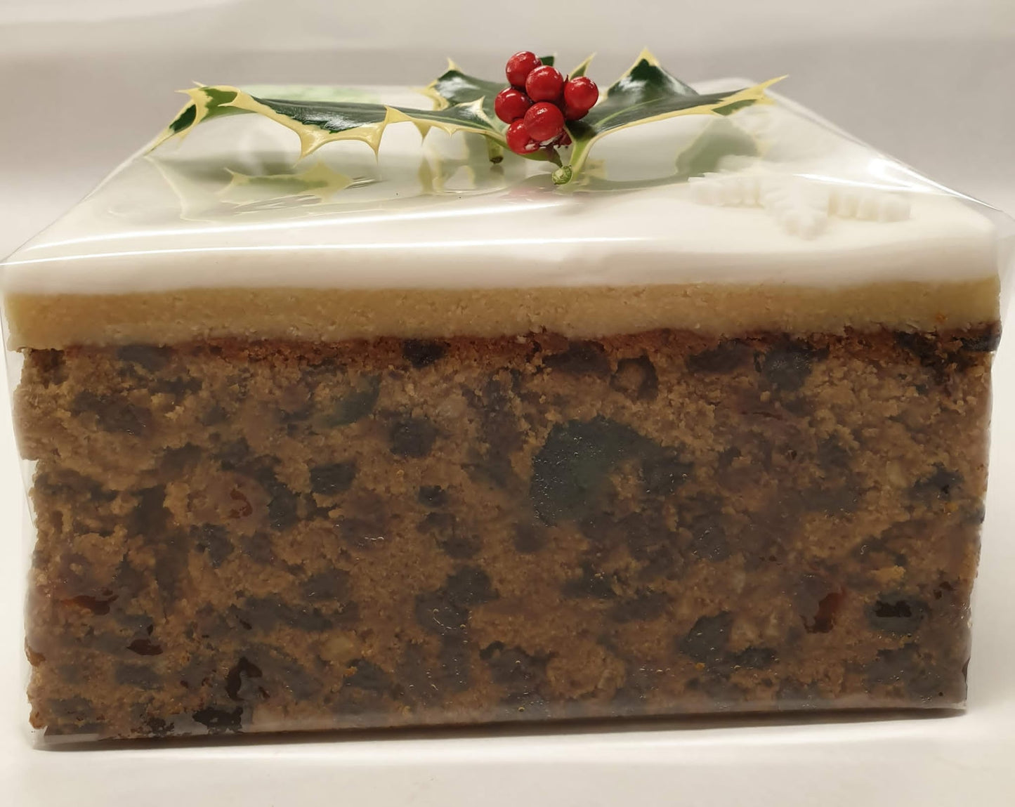 CHRISTMAS CAKE SQUARE  handmare (fruit)